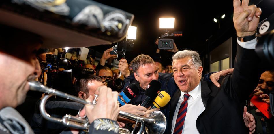 zhibo8-拉波尔塔:这届任期我将打造一支顶级球队,继续壮大巴萨阵容