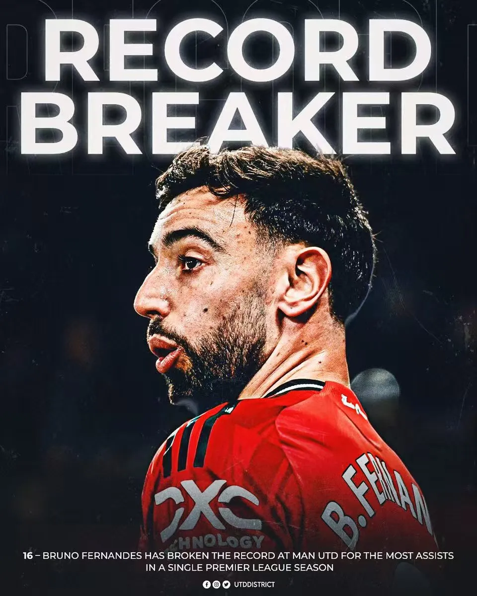 直播8-16次助攻!B费创曼联队史单赛季助攻纪录