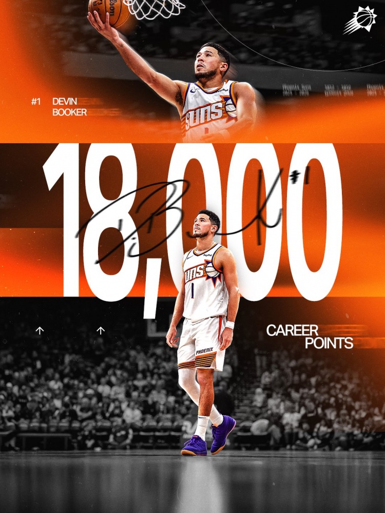 zhiboba-里程悲！布克本场砍下生涯第18000分 太阳惜败于魔术